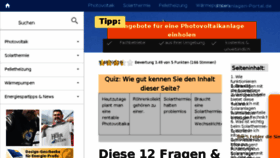 What Solaranlagen-portal.de website looked like in 2018 (5 years ago)
