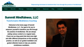 What Summitmindfulness.com website looked like in 2018 (5 years ago)