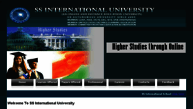 What Ssiuniversity.in website looked like in 2018 (5 years ago)