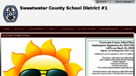 What Sweetwater1.org website looked like in 2018 (5 years ago)