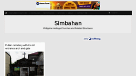What Simbahan.net website looked like in 2018 (5 years ago)