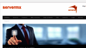 What Servermx.com website looked like in 2018 (5 years ago)