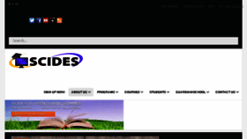 What Scides.org website looked like in 2018 (7 years ago)