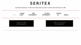 What Seritex.com website looked like in 2018 (5 years ago)
