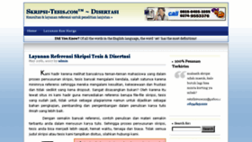 What Skripsi-tesis.com website looked like in 2018 (5 years ago)