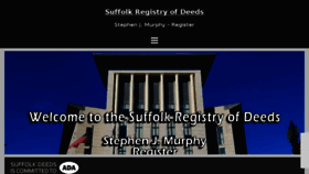 What Suffolkdeeds.com website looked like in 2018 (5 years ago)