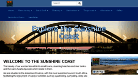 What Sunshinecoasttourism.co.za website looked like in 2018 (5 years ago)