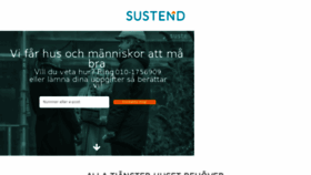 What Sustend.se website looked like in 2018 (5 years ago)