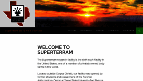 What Superterram.org website looked like in 2018 (5 years ago)