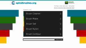 What Spiralbrushes.org website looked like in 2018 (5 years ago)