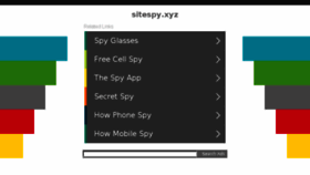 What Sitespy.xyz website looked like in 2018 (5 years ago)