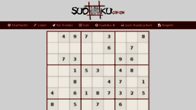 What Sudoku.com.de website looked like in 2018 (5 years ago)