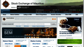 What Stockexchangeofmauritius.com website looked like in 2018 (5 years ago)