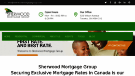 What Sherwoodmortgagegroup.com website looked like in 2018 (5 years ago)