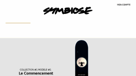 What Symbioseskateboard.com website looked like in 2018 (5 years ago)