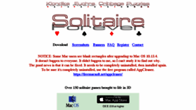 What Solitaireforever.com website looked like in 2018 (5 years ago)
