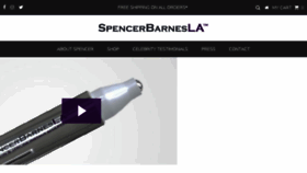 What Spencerbarnesla.com website looked like in 2018 (6 years ago)