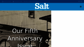 What Saltmagazinenc.com website looked like in 2018 (5 years ago)