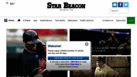 What Starbeacon.com website looked like in 2018 (5 years ago)