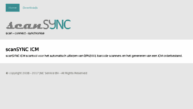 What Scansync.nl website looked like in 2018 (5 years ago)