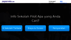 What Sekolah-pilot.com website looked like in 2018 (5 years ago)
