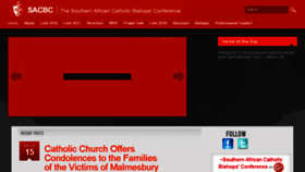 What Sacbc.org.za website looked like in 2018 (5 years ago)