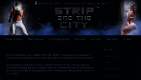 What Stripandthecity.co.uk website looked like in 2018 (5 years ago)