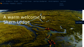What Skernlodge.co.uk website looked like in 2018 (5 years ago)