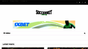 What Soccernet.com.ng website looked like in 2018 (7 years ago)