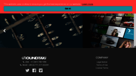 What Soundtaxi.com website looked like in 2018 (5 years ago)