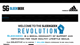 What Sleekgeek.co.za website looked like in 2018 (5 years ago)