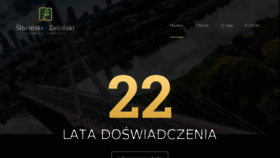 What Sliwinski-zielinski.pl website looked like in 2018 (5 years ago)