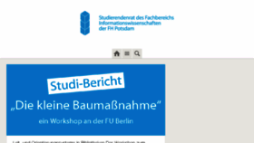 What Sturafb5.fh-potsdam.de website looked like in 2018 (5 years ago)