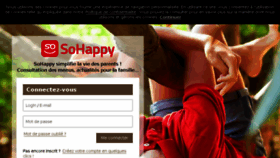 What So-happy.fr website looked like in 2018 (5 years ago)