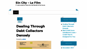 What Sincity-lefilm.com website looked like in 2018 (5 years ago)