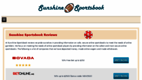 What Sunshine-sportsbook.com website looked like in 2018 (5 years ago)