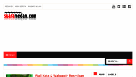 What Suaramedan.com website looked like in 2018 (5 years ago)