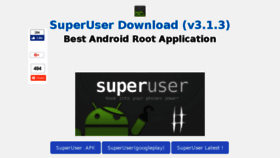 What Superuserdownload.com website looked like in 2018 (5 years ago)