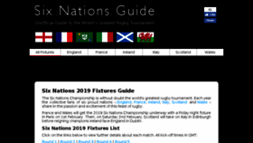 What Six-nations-guide.co.uk website looked like in 2018 (5 years ago)