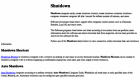 What Shutdown.cc website looked like in 2018 (5 years ago)