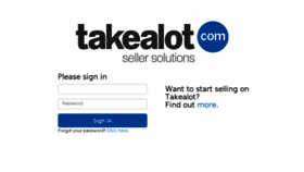 What Sellerportal.takealot.com website looked like in 2018 (5 years ago)
