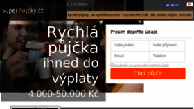 What Superpujcky.cz website looked like in 2018 (5 years ago)