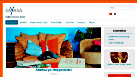 What Sayasa.com website looked like in 2018 (5 years ago)