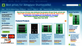 What Shuttlecock101.com website looked like in 2018 (5 years ago)