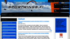 What Sportwings.fi website looked like in 2018 (5 years ago)
