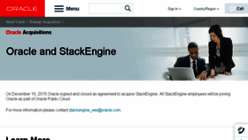 What Stackengine.com website looked like in 2018 (5 years ago)