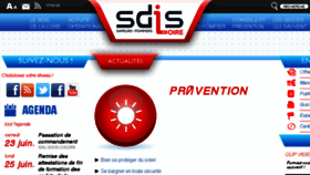 What Sdis42.fr website looked like in 2018 (5 years ago)