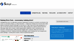 What Suto.pl website looked like in 2018 (5 years ago)