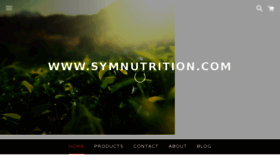 What Symnutrition.com website looked like in 2018 (5 years ago)