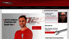 What Snapon-franchise.de website looked like in 2018 (5 years ago)
